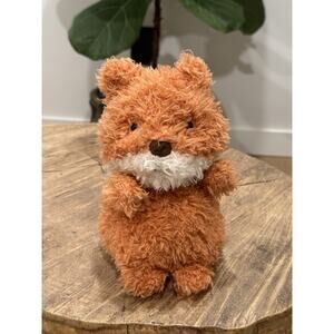 Jellycat Little Fox Curly Small Plush Stuffie Orange Rare 8”